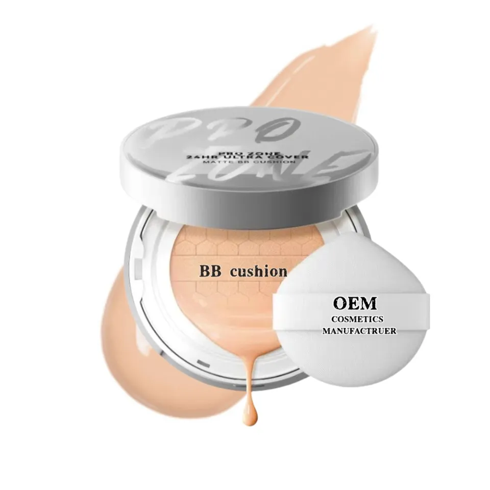 Prive etikèt vejetalyen BB Cushion Foundation likid
